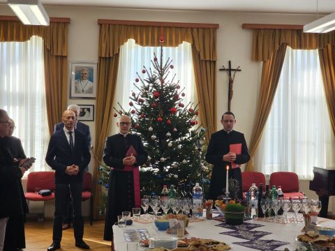Gospićko-senjska biskupija - Božićno primanje dijecezanskog upravitelja mons. Richarda Pavlića