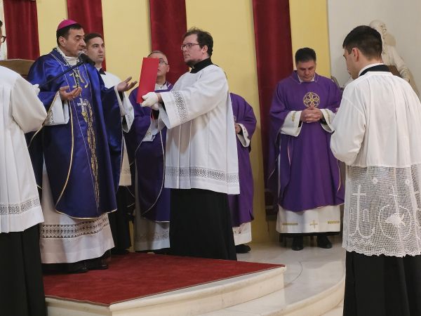 Primanje bogoslova Marka Butkovića u kandidaturu za svećenički red
