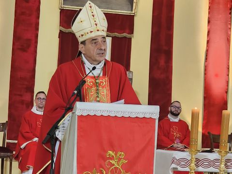 Gospićko-senjska biskupija - Svečano misno slavlje Cvjetnice u Gospiću
