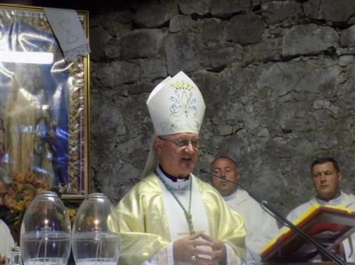 Biskup Križić predvodio uočnicu Velikoj Gospi u svetištu Gospe od Čudesa