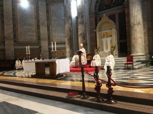 Hodočasnici Gospićko-senjske biskupije slavili misu u bazilici Sv. Pavla izvan zidina