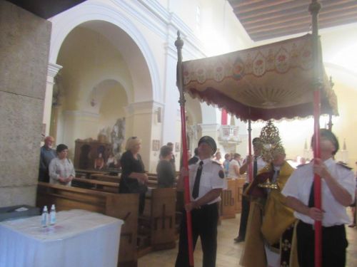 Proslava svetkovine Presvetog Tijela i Krvi Kristove u senjskoj katedrali