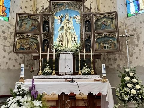 Gospićko-senjska biskupija - Bdijenje uoči Velike Gospe u Svetištu Gospe od Čudesa u Oštarijama
