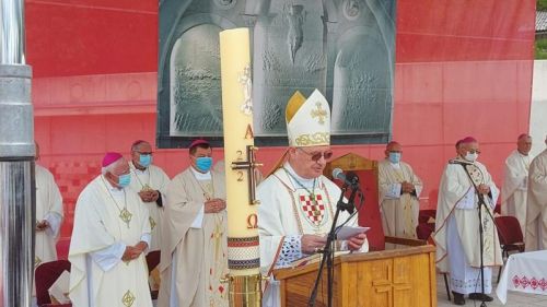 Mons. Križić predvodio misu na Udbini na 76. obljetnicu Bleiburške tragedije