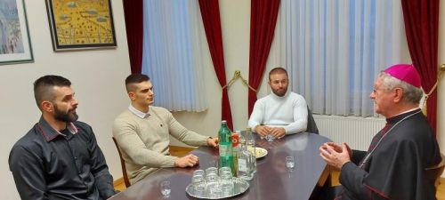 Biskup Križić primio mladog sportaša Rina Mašića