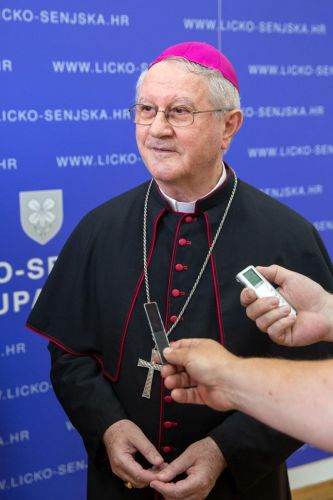 Kardinal Vinko Puljić u posjetu Gospiću