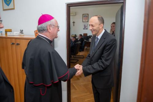 Kardinal Vinko Puljić u posjetu Gospiću