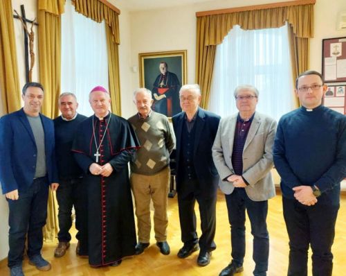 Biskup Križić ugostio suradnike blagopokojnog biskupa Bogovića