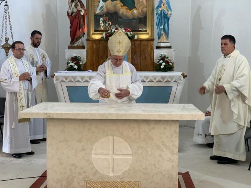 Posveta Oltara i proslava Sv. Roka u Brušanima