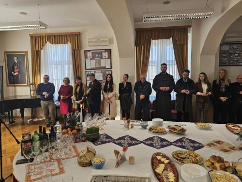 Božićno primanje dijecezanskog upravitelja mons. Richarda Pavlića