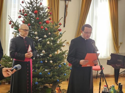 Božićno primanje dijecezanskog upravitelja mons. Richarda Pavlića