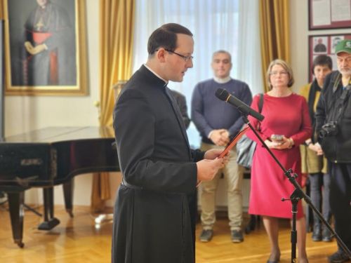 Božićno primanje dijecezanskog upravitelja mons. Richarda Pavlića