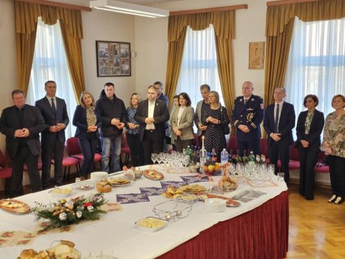 Božićno primanje dijecezanskog upravitelja mons. Richarda Pavlića