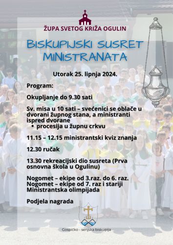 Biskupijski susret ministranata