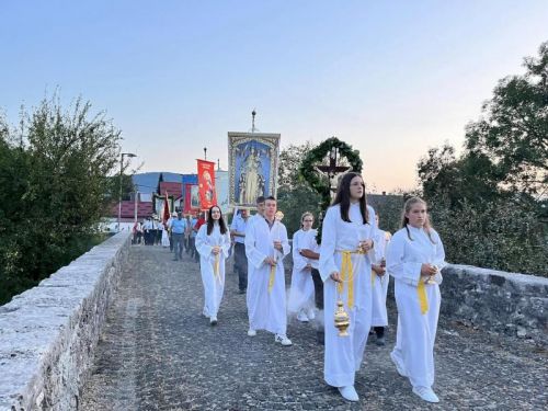 Bdijenje uoči Velike Gospe u Svetištu Gospe od Čudesa u Oštarijama