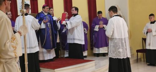 Primanje bogoslova Marka Butkovića u kandidaturu za svećenički red