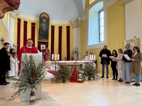 Biskup Medo na Cvjetnicu predvodio misno slavlje u gospićkoj Katedrali