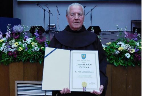 Fra Juro Marčinković odlikovan priznanjem Ličko-senjske županije