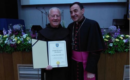 Fra Juro Marčinković odlikovan priznanjem Ličko-senjske županije