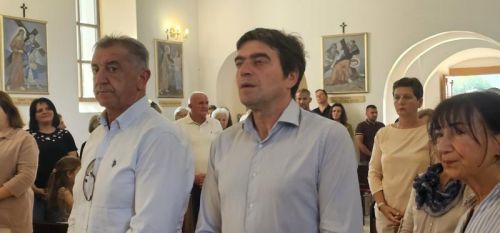 Blagoslov novog oltara i mozaika svetog Ante