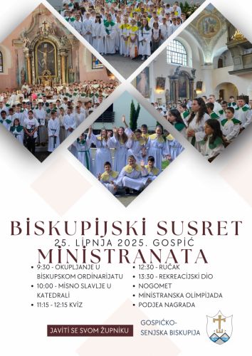 Biskupijski susret ministranata 25. lipnja