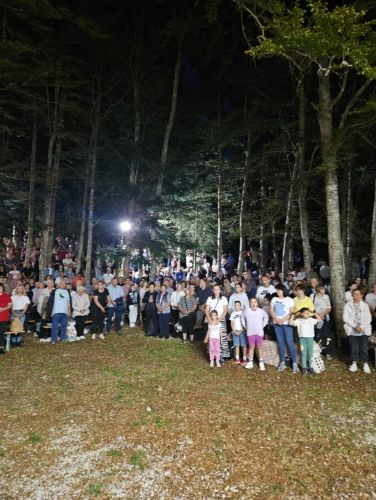 Misa bdijenja uoči Velike Gospe u svetištu Majke Božje od Krasna