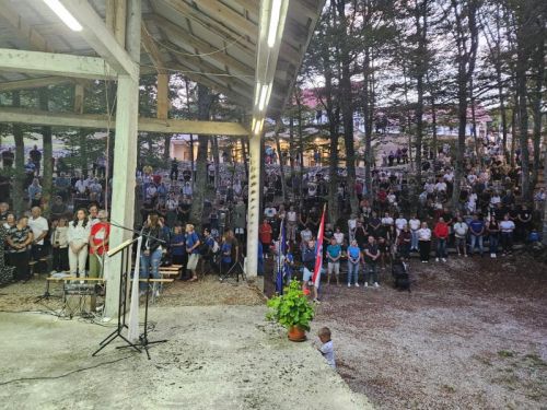 Misa bdijenja uoči Velike Gospe u svetištu Majke Božje od Krasna