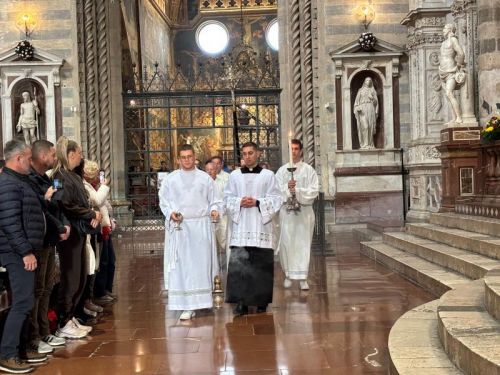 Završetak hodočašća i zahvala biskupa Marka Mede Završetak hodočašća i zahvala biskupa Marka Mede