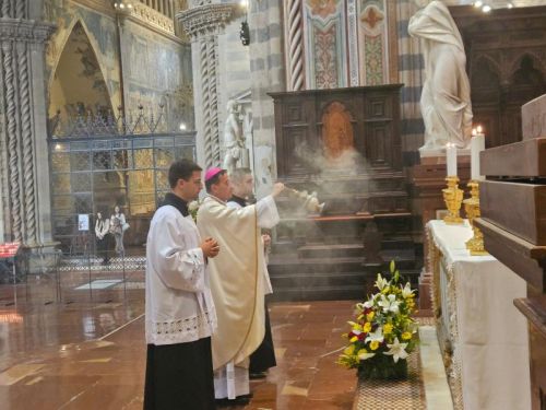 Završetak hodočašća i zahvala biskupa Marka Mede Završetak hodočašća i zahvala biskupa Marka Mede