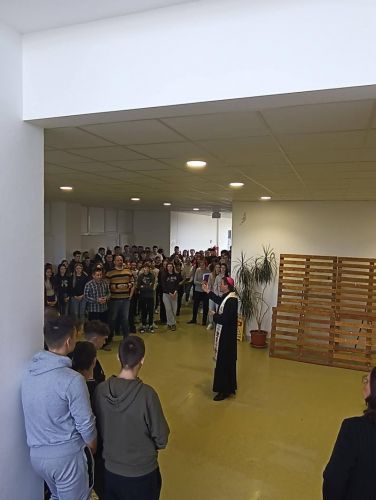 Blagoslov učenika i djelatnika Strukovne škole Gospić Blagoslov učenika i djelatnika Strukovne škole Gospić