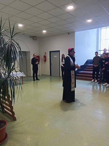 Blagoslov učenika i djelatnika Strukovne škole Gospić Blagoslov učenika i djelatnika Strukovne škole Gospić