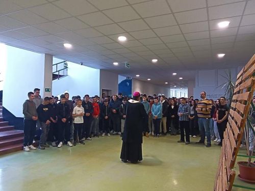 Blagoslov učenika i djelatnika Strukovne škole Gospić Blagoslov učenika i djelatnika Strukovne škole Gospić