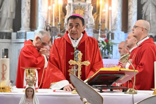 Na blagdan svetog Marka biskup mons. Marko Medo predvodio je svečano misno slavlje u župi Veprinac