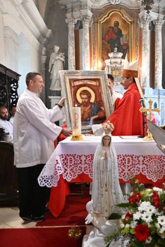 Na blagdan svetog Marka biskup mons. Marko Medo predvodio je svečano misno slavlje u župi Veprinac