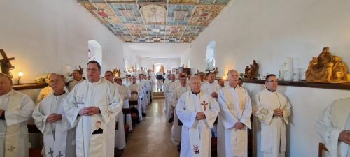 Svećenici Riječke nadbiskupije i Gospićko-senjske biskupije na IX. hodočašću Majci Božjoj od Krasna