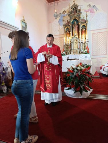 Biskup Marko Medo predvodio proslavu sv. Jakova apostola u Donjim Pazarištima Biskup Marko Medo predvodio proslavu sv. Jakova apostola u Donjim Pazarištima