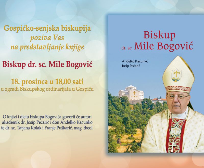 Predstavljanje knjige “Biskup dr. sc. Mile Bogović”