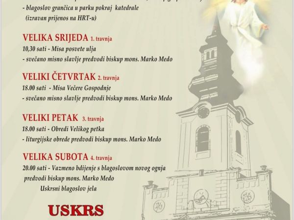 Svete mise i obredi Velikog Tjedna