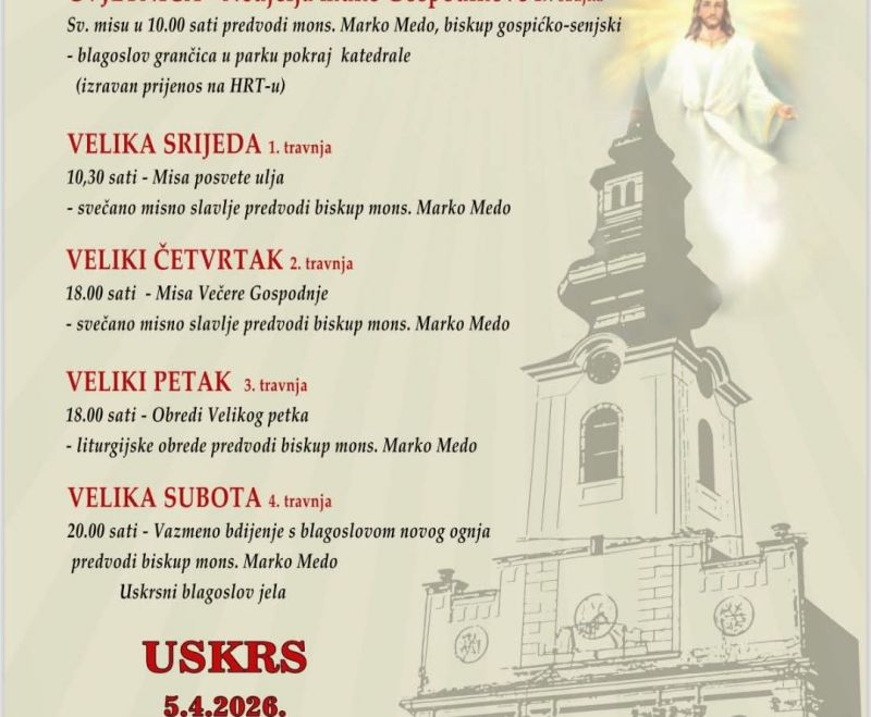 Svete mise i obredi Velikog Tjedna