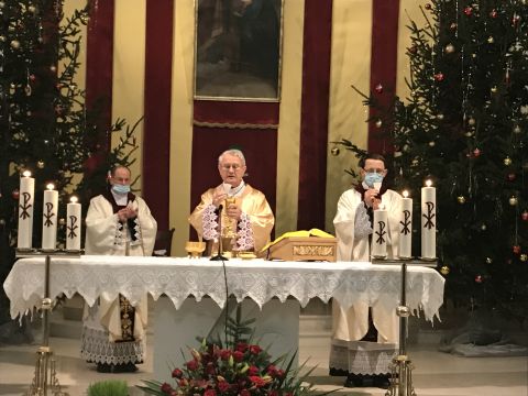 Gospićko-senjska biskupija - Biskup Križić predvodio misu Polnoćku u Gospiću