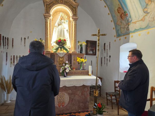 Posjet biskupa mons. Marka Mede svetištu Majke Božje od Krasna