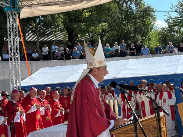 Zahvalni govor gospićko-senjskog biskupa mons. Marka Mede na Udbini