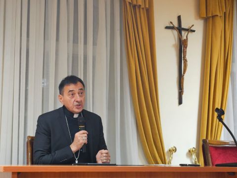 Gospićko-senjska biskupija - Susret vjeroučitelja Gospićko-senjske biskupije i biskupa mons. Marka Mede