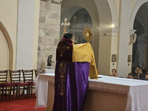 Gospićko-senjska biskupija - Biskup predvodio svetu misu i molitvu za duhovna zvanja u Senju