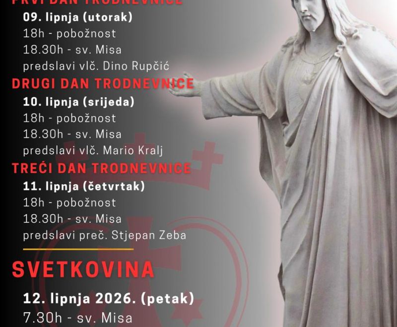 SVETKOVINA PRESVETOG SRCA ISUSOVA U SAMOSTANU PRESVETOG SRCA ISUSOVA U GOSPIĆU