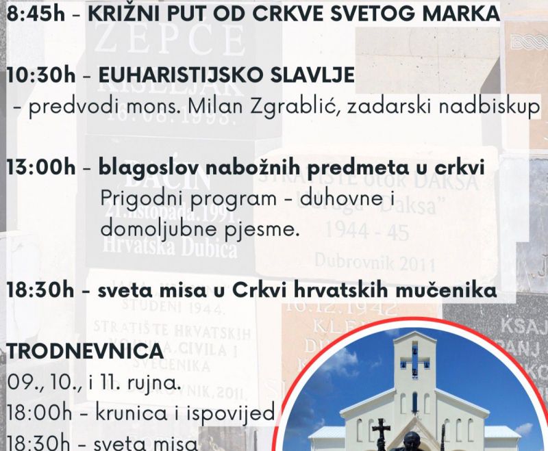 DAN HRVATSKIH MUČENIKA – UDBINA, 12. RUJNA 2026.
