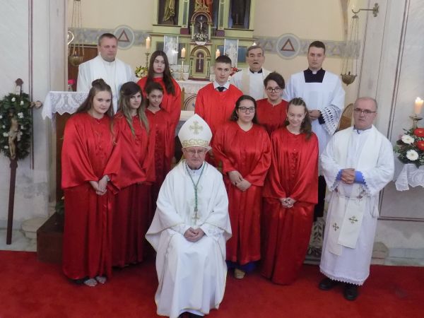 Biskup Križić na proslavi svetkovine Presvetog Trojstva na Modrušu