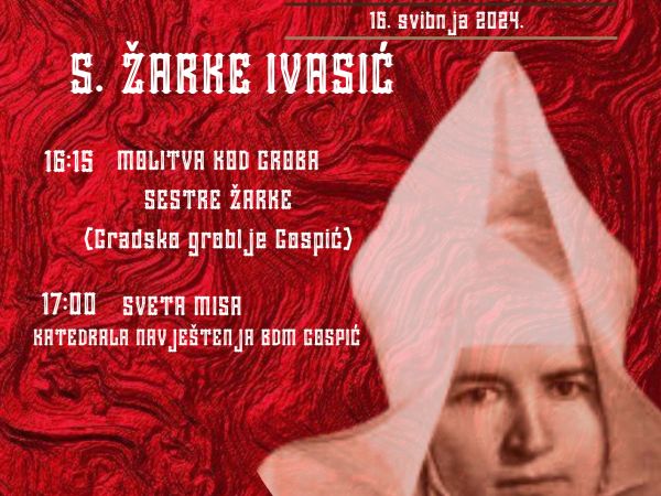 Spomen mučeničke smrti s. Žarke Ivasić