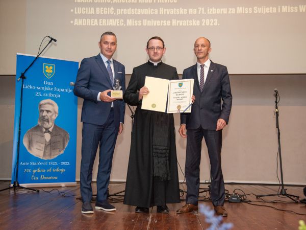 Zahvalnica Gospićko-senjskoj biskupiji
