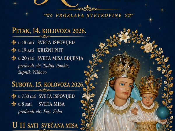 Proslava svetkovine Majke Božje od Krasna